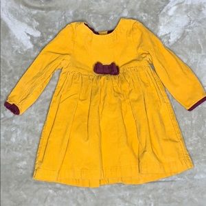 Corduroy Mustard dress